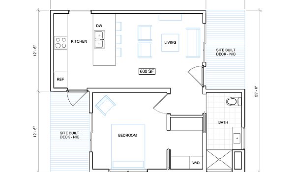 Standard ADU / Serenity 600 Layout 34293