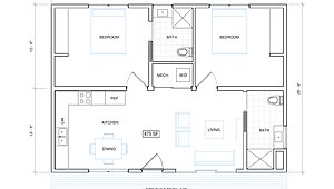 Standard ADU / Savannah 875 Layout 34305