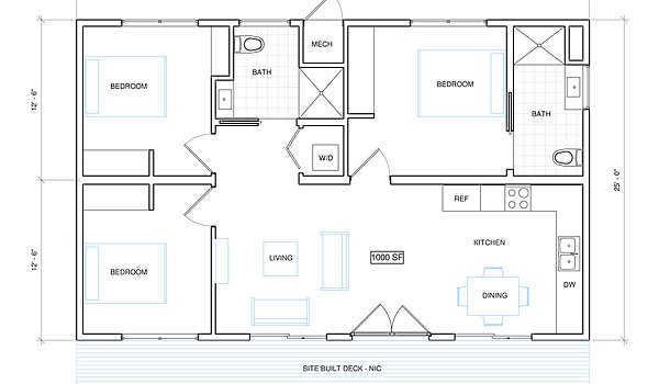 Standard ADU / Infinity 1000 Layout 34311