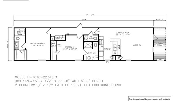 Heritage / H-1676-22.5FLPA Layout 21770