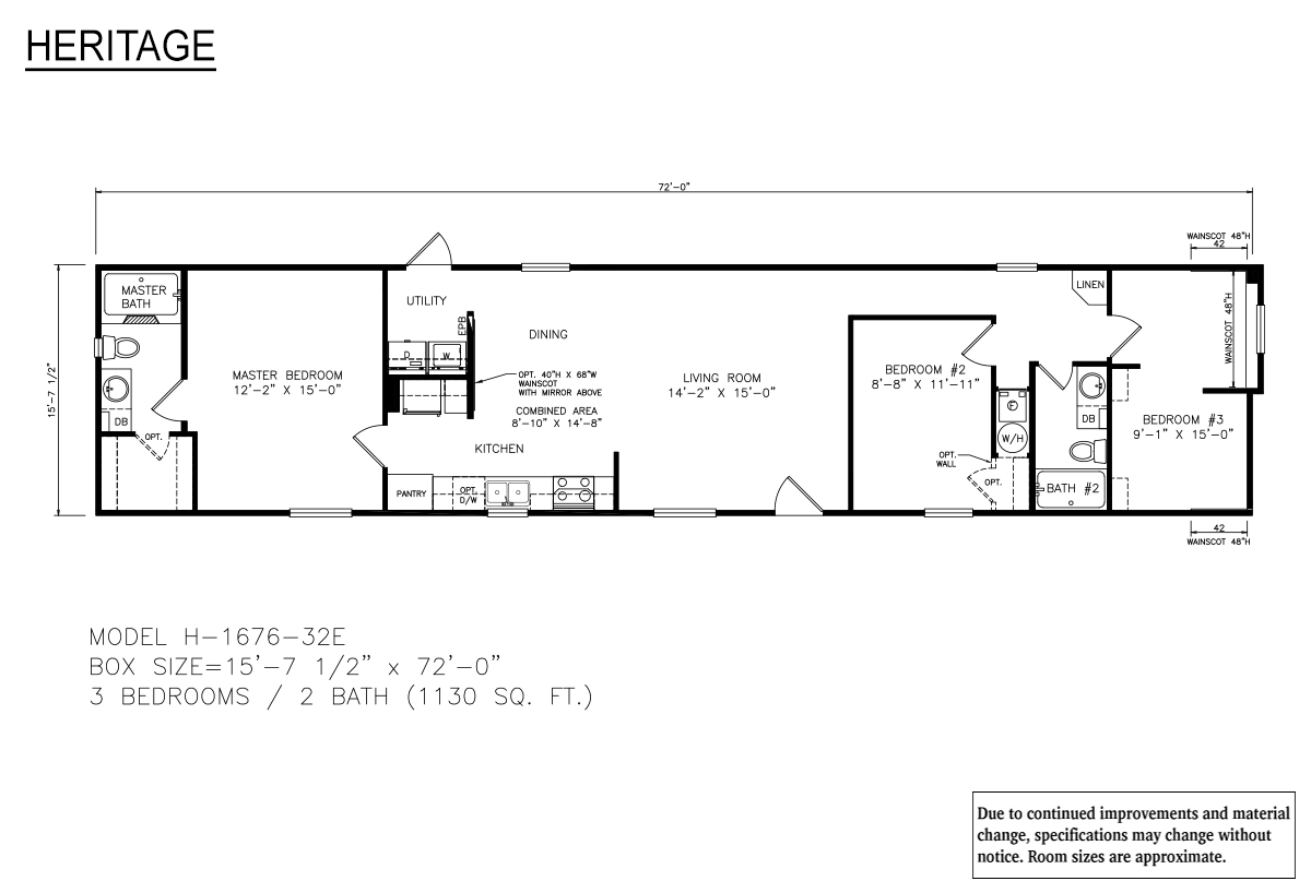 Heritage H-1676-32E by Legacy Housing - ModularHomes.com