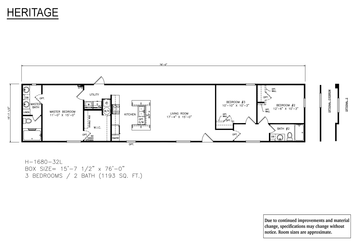 Heritage H-1680-32L by Legacy Housing - ModularHomes.com