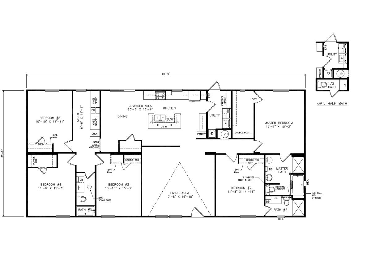 Heritage H-3272-53A Lot #2 - Texas Built Mobile Homes