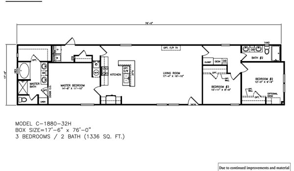 Classic / C-1880-32H Layout 21998