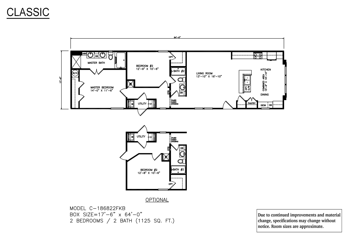 Classic C-186822FKB by Legacy Housing - ModularHomes.com