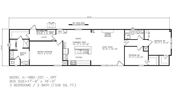 Classic / H-1880-32C-Opt Layout 72289