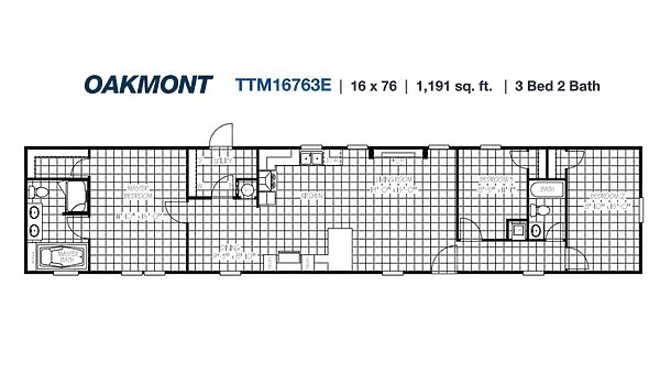 The Titanium Single / The Oakmont TTM16763E Layout 105203