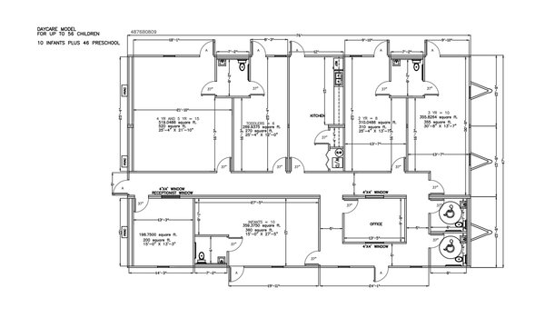 Childcare Daycare Centers / Medium Layout 22201