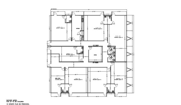 Childcare Daycare Centers / Large Layout 22205