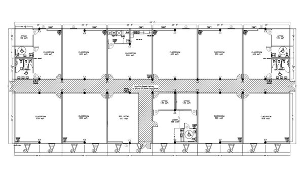 Classrooms Educational Space / 17070 Layout 22227