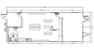 Pharmacy Retail Space / 2460P0214 Layout 22276