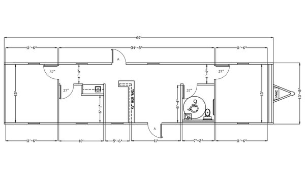 Commercial Office Buildings / 1460P0301 Layout 22278