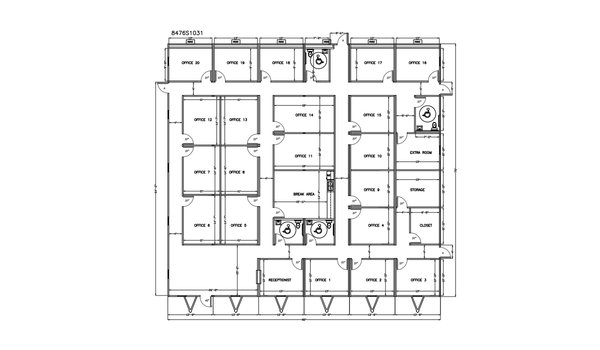 Commercial Office Buildings / 8476S1031 Layout 22338