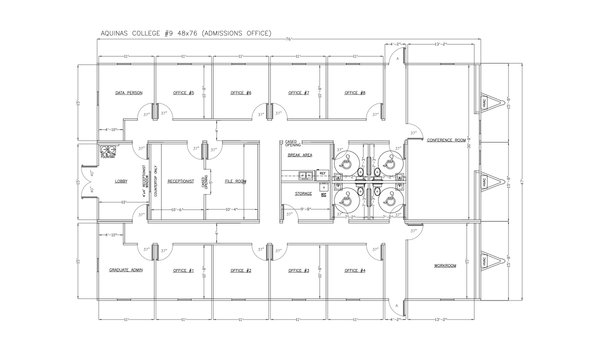 Commercial Office Buildings / Aquinas College #9 Layout 22348