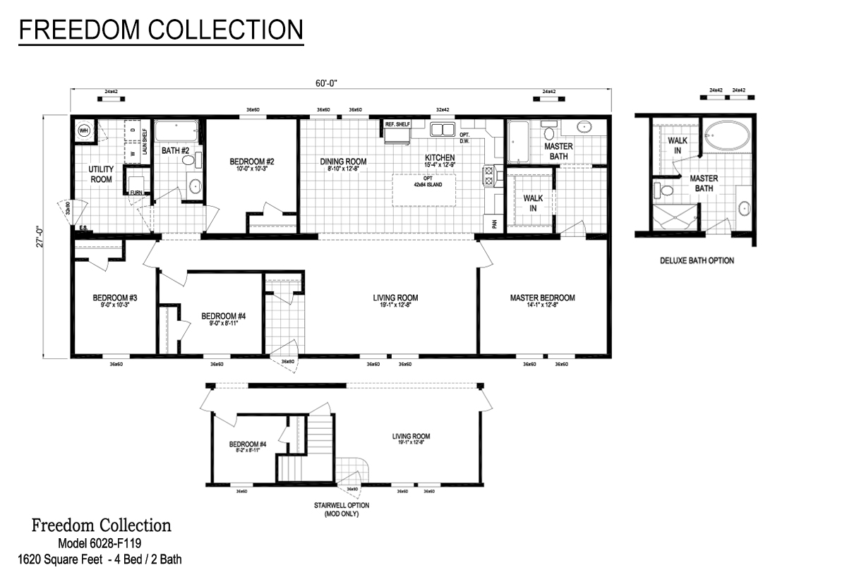 Floor Plan Detail D & J Homes