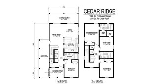 Two Story Collection / Cedar Ridge Layout 26284