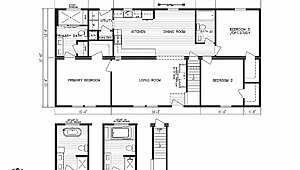 Preferred Series / Diamond Creek Cape Layout 59727