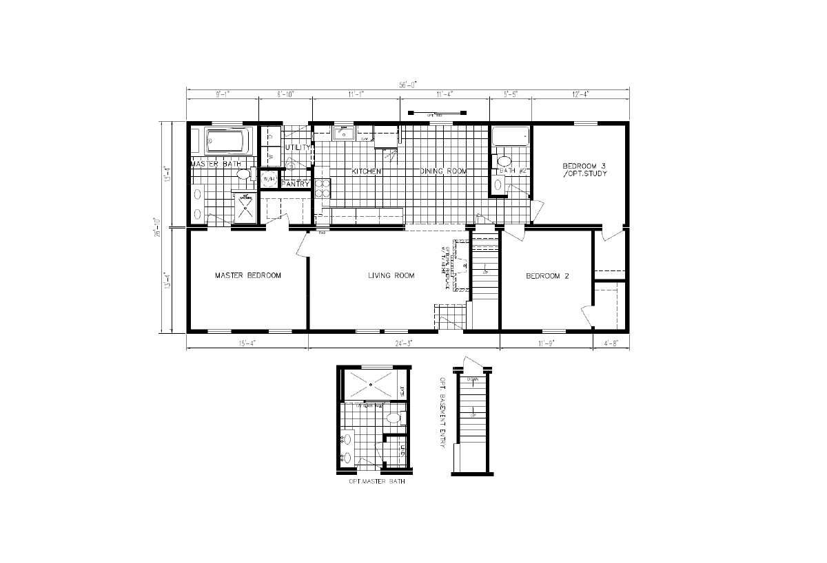 HBS Preferred Series The Diamond Creek 5628D by Holmes Building Systems