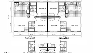 Preferred Series / Maple Crest Duplex Layout 128991