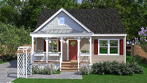 Preferred Series / Amelia Cozy Cottage Cape Exterior 128998