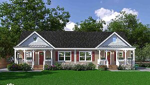 Preferred Series / Amelia Cozy Cottage One Story Cape Duplex Exterior 129000