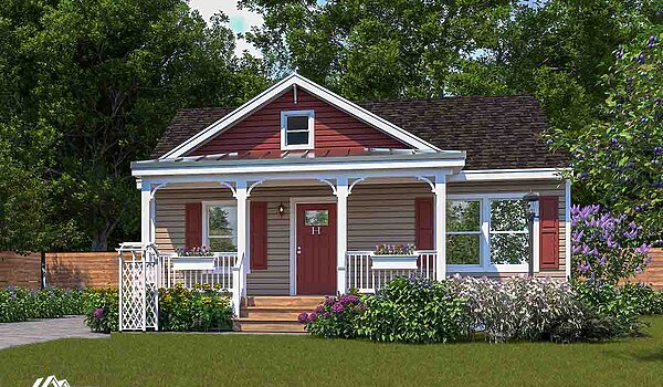 Preferred Series / Amelia Cozy Cottage Ranch Exterior 129002