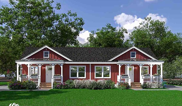 Preferred Series / Amelia II Cozy Cottage Duplex Exterior 129008