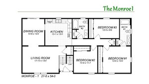 Raised Ranch / The Monroe I Layout 28453