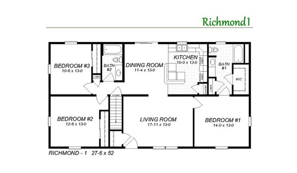 Ranch / The Richmond I Layout 28467