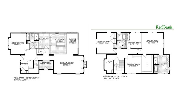 Two Story / The Red Bank Layout 28470