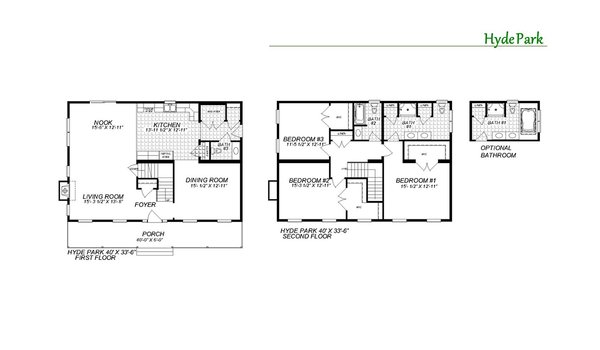 Two Story / The Hyde Park Layout 28473