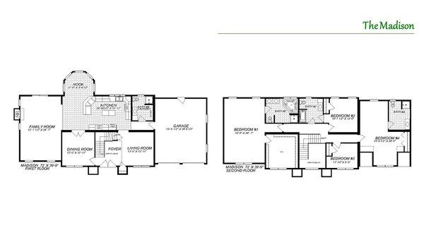 Two Story / The Madison Layout 28476