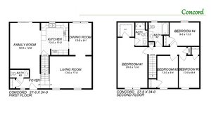 Two Story / The Concord Layout 28492