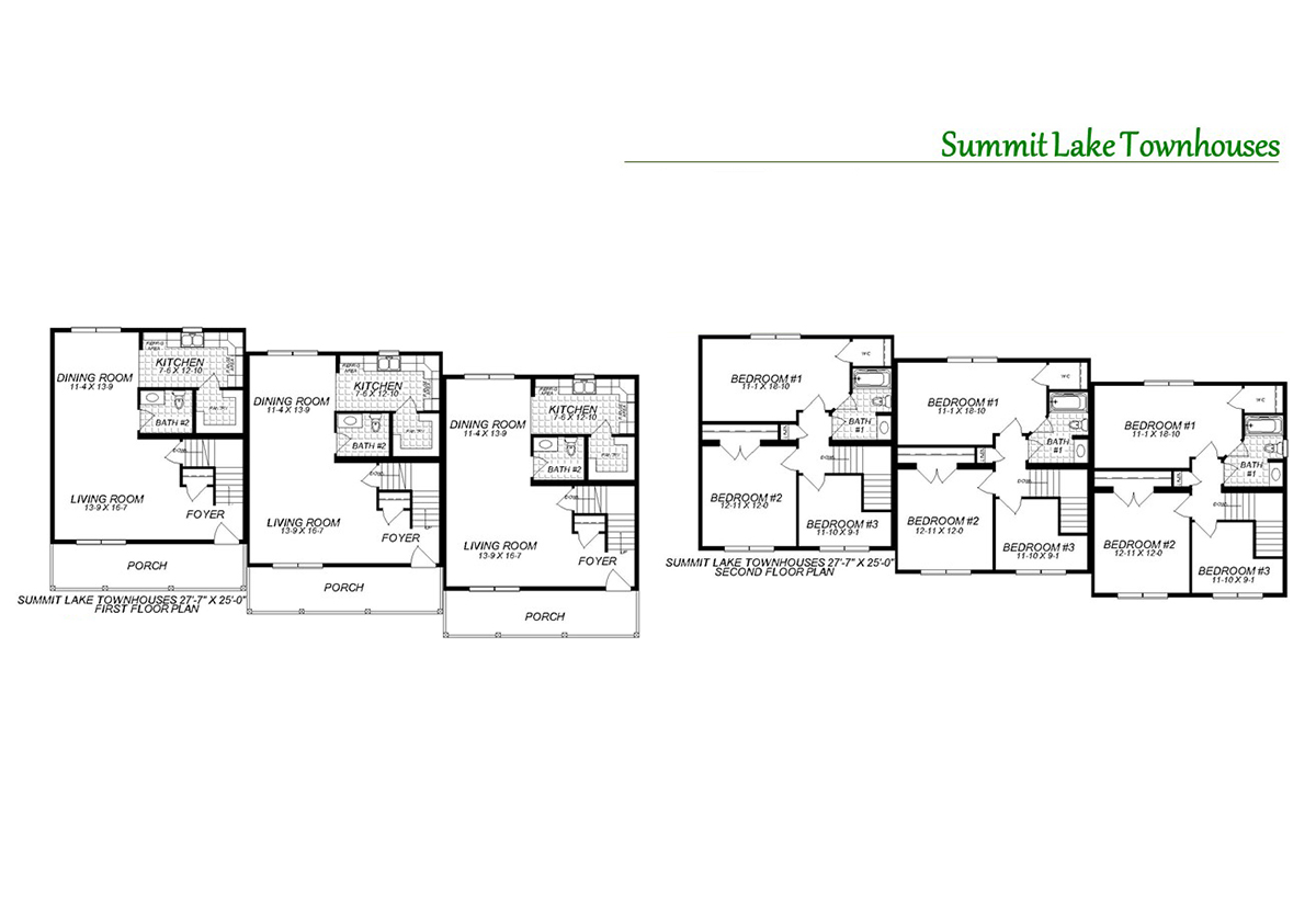MultiFamily The Summit Lake Townhouses by Signature