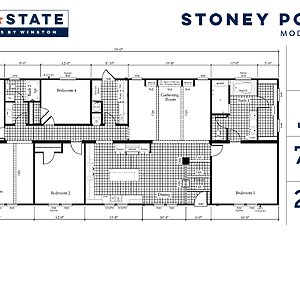Land Home Package / The Stoney Pointe 327642D Layout 36895
