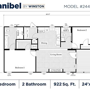 Free State / The Sanibel 244422A Layout 98914
