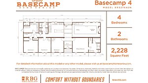 Bravo Basecamp Series / Bravo Basecamp 4 Bed BR327642N Layout 132898