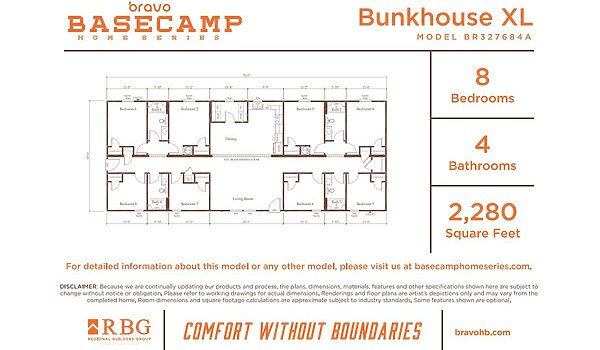 Bravo Basecamp Series / Bunkhouse XL BR327684A Layout 132938
