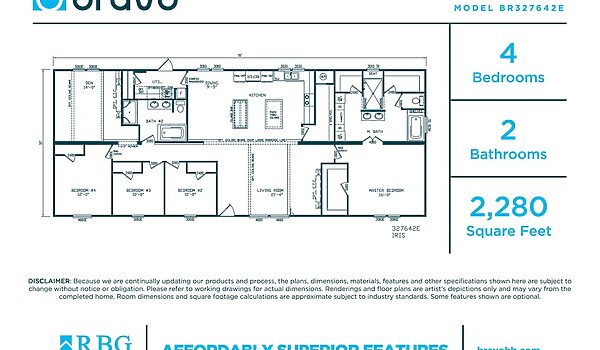 Bravo Series / Iris BR327642E Layout 132996
