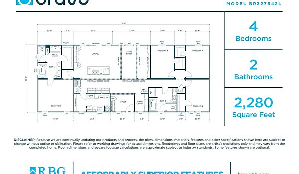 Bravo Series / Levi BR327642L Layout 133007
