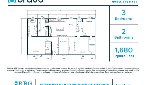 Bravo Series / Luna 32563D Layout 133017