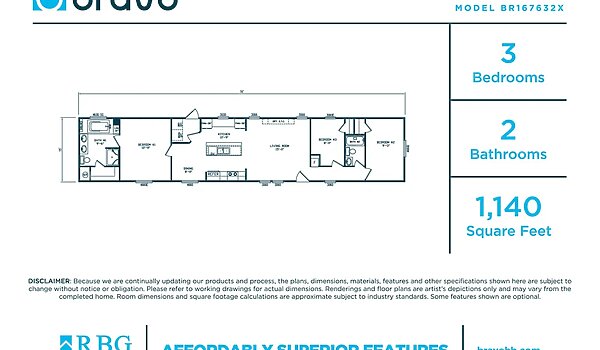 Bravo Series / Pip BR167632X Layout 133072