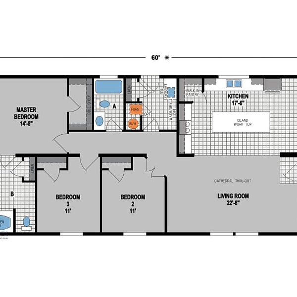 Westridge / 1265CT Layout 68211