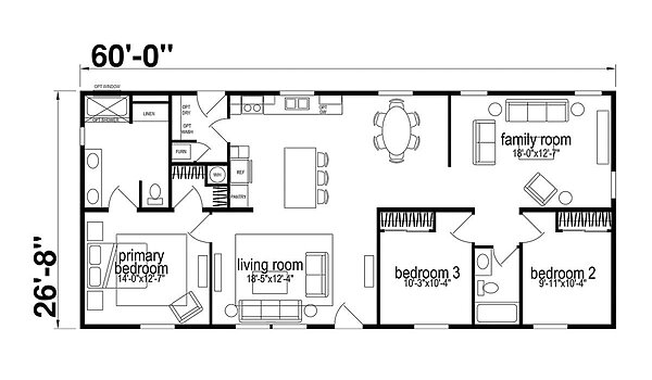 Hillcrest Double Wides / G816 Layout 98976