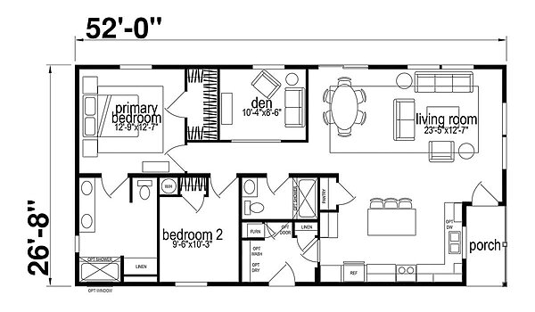 Hillcrest Double Wides / G818 Layout 98977