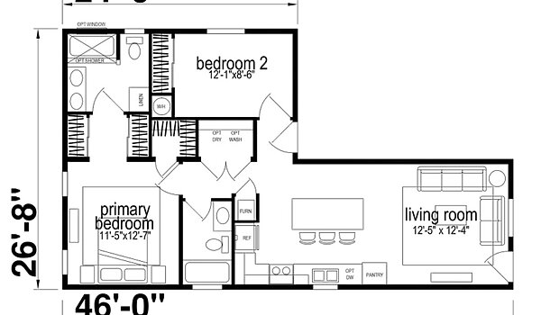 Hillcrest Double Wides / G823 Layout 98979