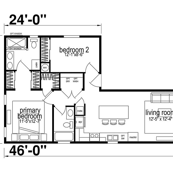 Hillcrest Double Wides / G823 Layout 98979