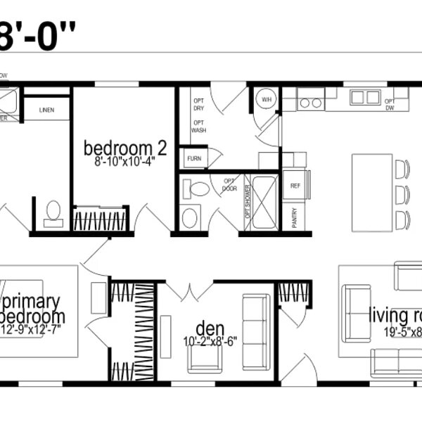 Hillcrest Double Wides / G827 Layout 98980