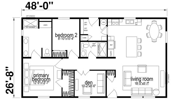 Hillcrest Double Wides / G827 Layout 98980