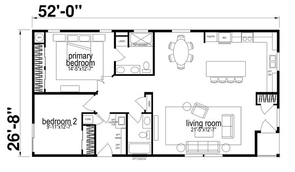 Hillcrest Double Wides / G844 Layout 98981